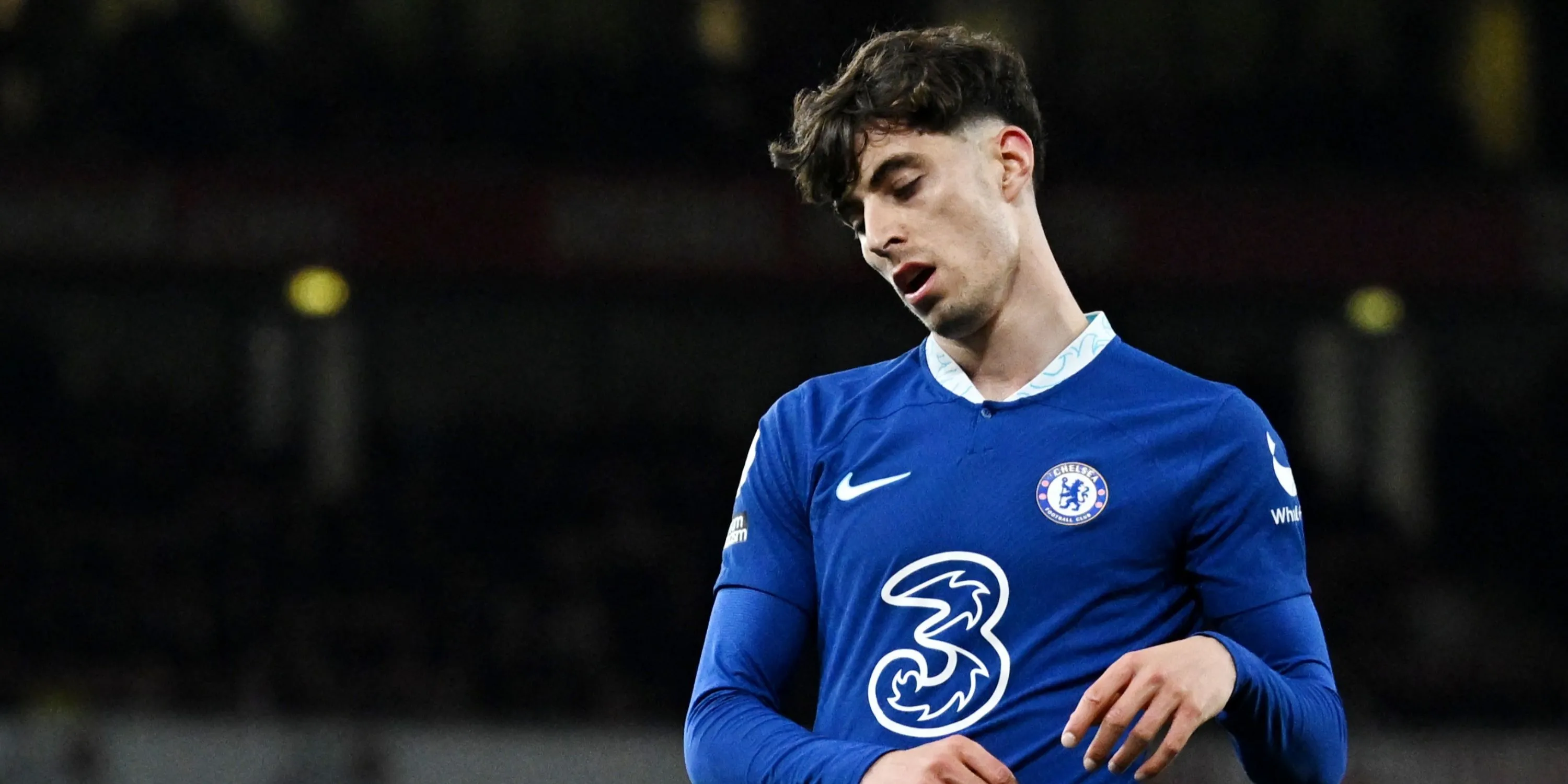 Kai Havertz ăn mừng bàn thắng trong màu áo Chelsea