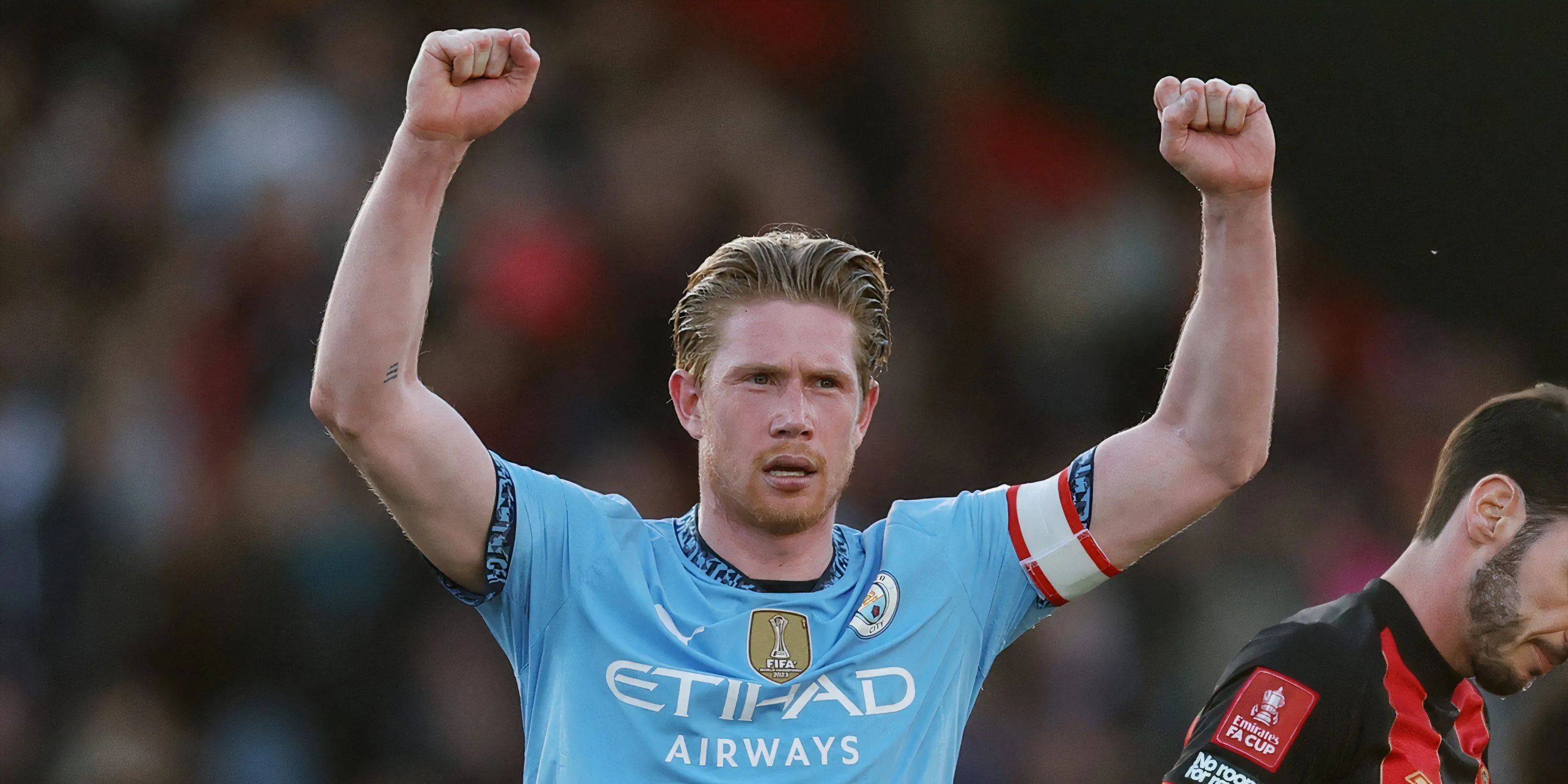 Kevin De Bruyne trong màu áo Manchester City