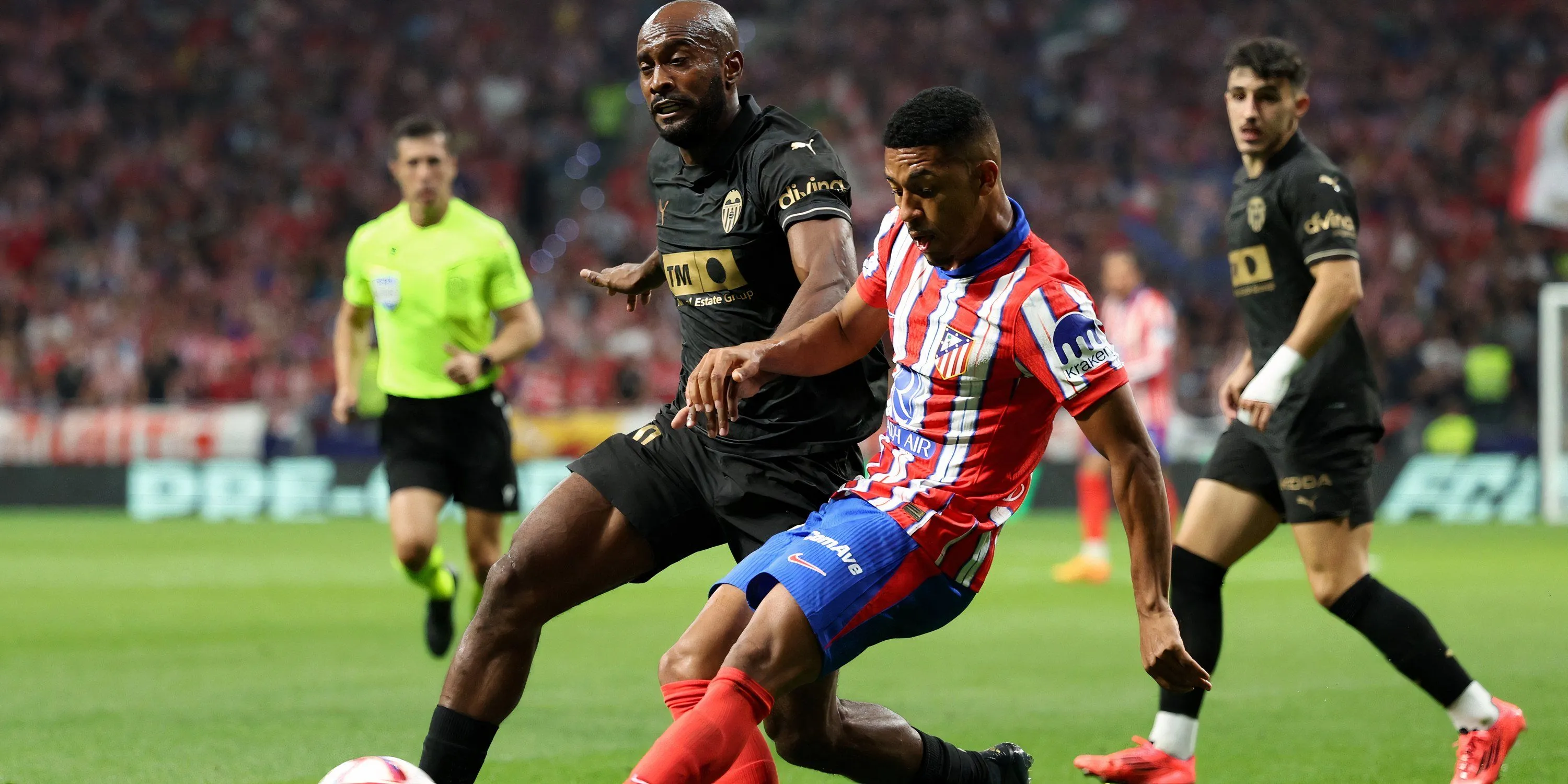 Samuel Lino trong màu áo Atletico Madrid mùa giải 2023/24