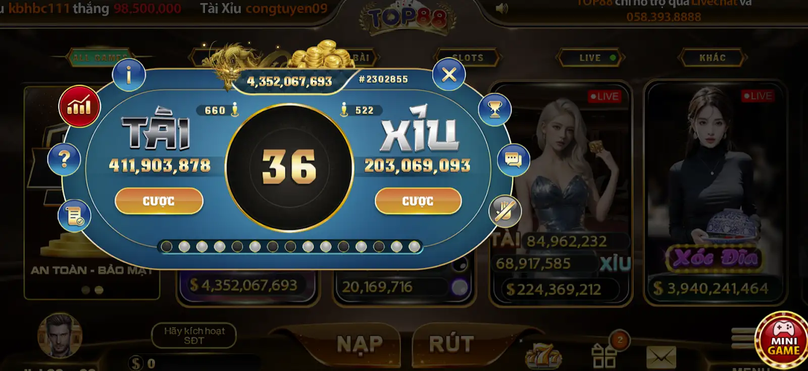 Tài Xỉu Top88 – Trải Nghiệm Cá Cược Đỉnh Cao Dành Cho Mọi Game Thủ 14 Tài Xỉu Top88 – Trải Nghiệm Cá Cược Đỉnh Cao Dành Cho Mọi Game Thủ