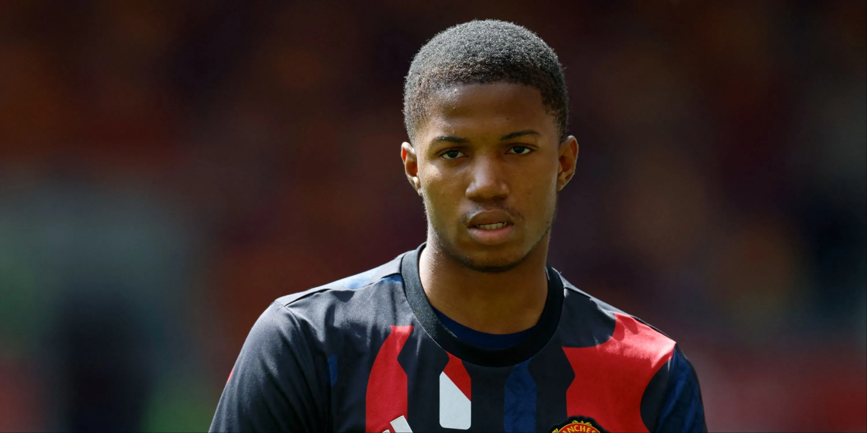 Tiền đạo trẻ Chido Obi trong trận ra mắt Man United gặp Brentford