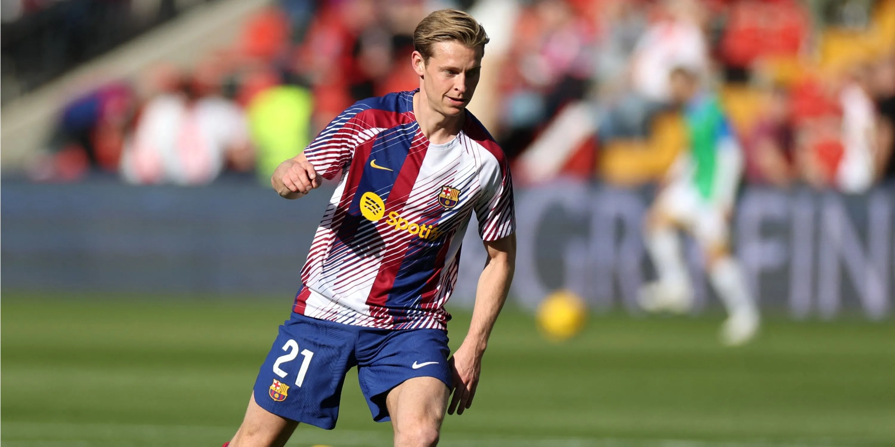 Tiền vệ Barcelona Frenkie De Jong trong màu áo CLB