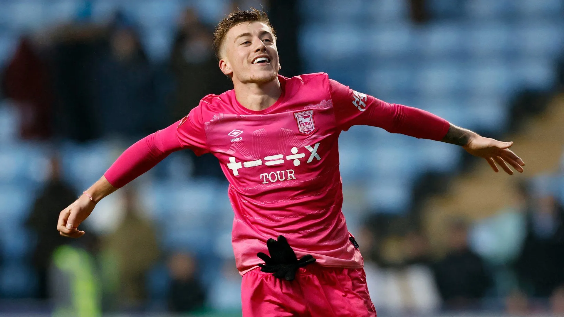 Jack Clarke trong màu áo Ipswich Town