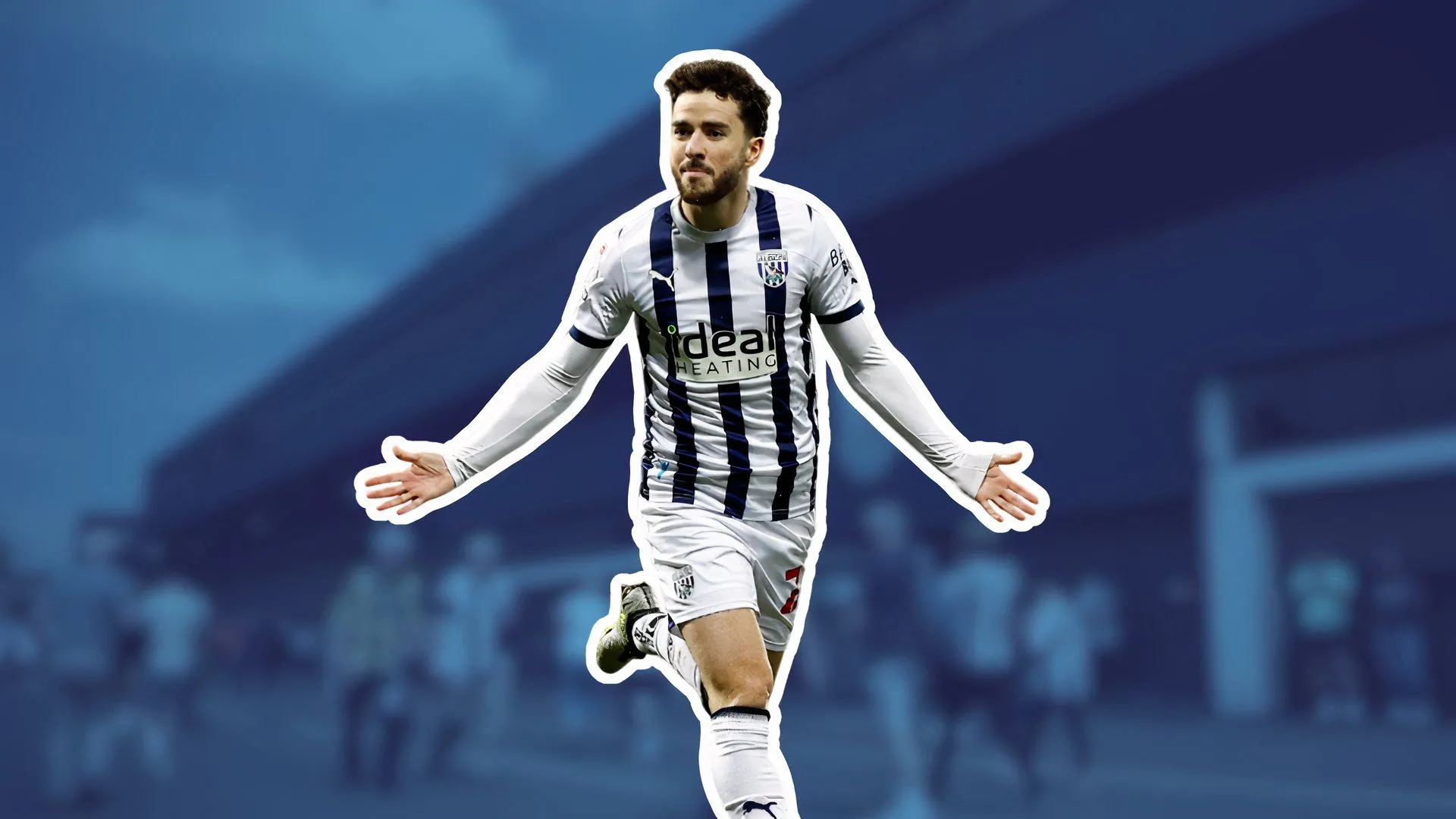 Cầu thủ chạy cánh Mikey Johnston của West Bromwich Albion