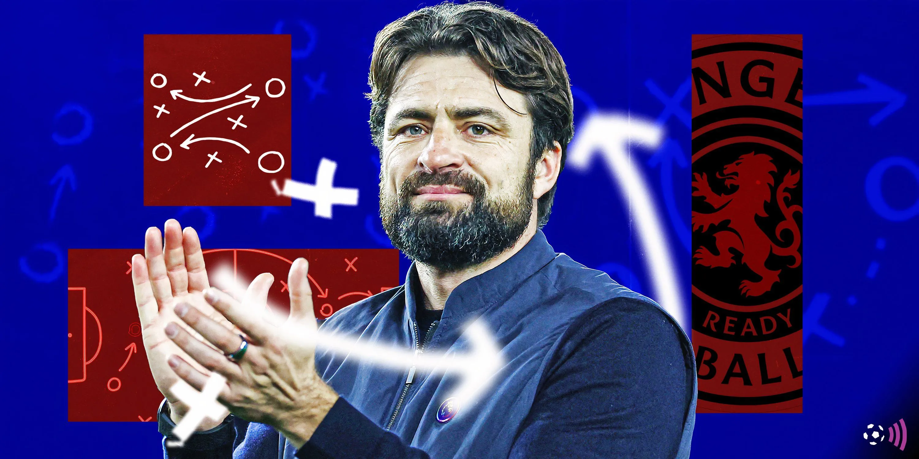 Huấn luyện viên Russell Martin của Rangers trong một trận đấu.