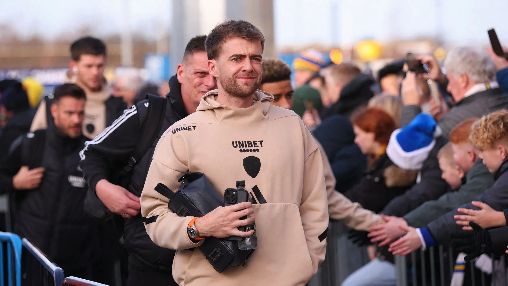 Tiền đạo Patrick Bamford của Leeds United, một mục tiêu chuyển nhượng tiềm năng của Leicester City