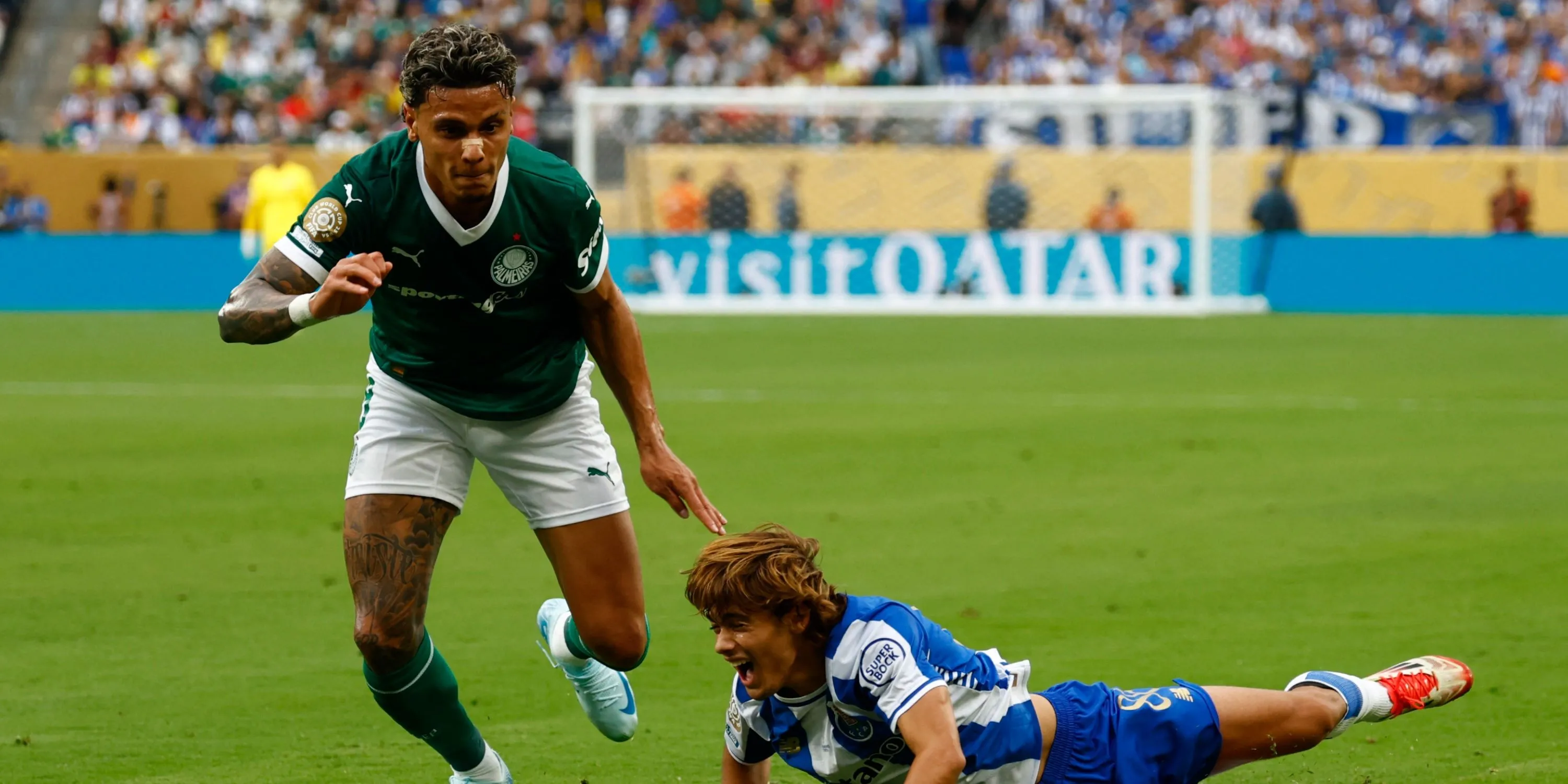 Tiền vệ Richard Rios trong màu áo câu lạc bộ Palmeiras