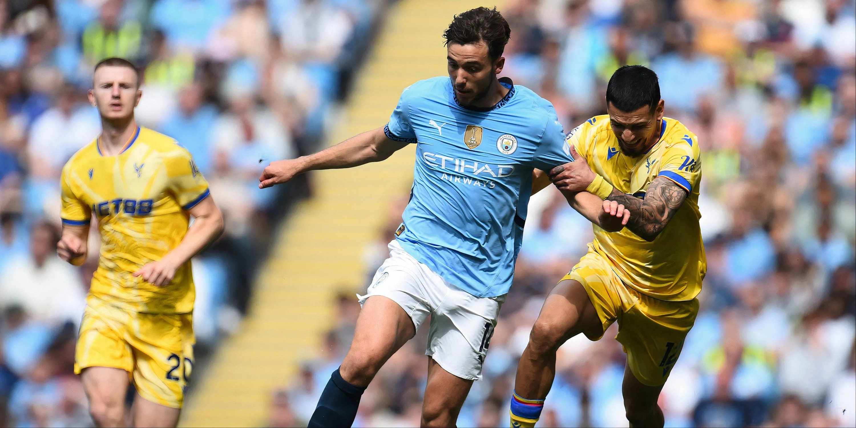 Tình hình của Nico Gonzalez trong một trận đấu của Man City tại Premier League