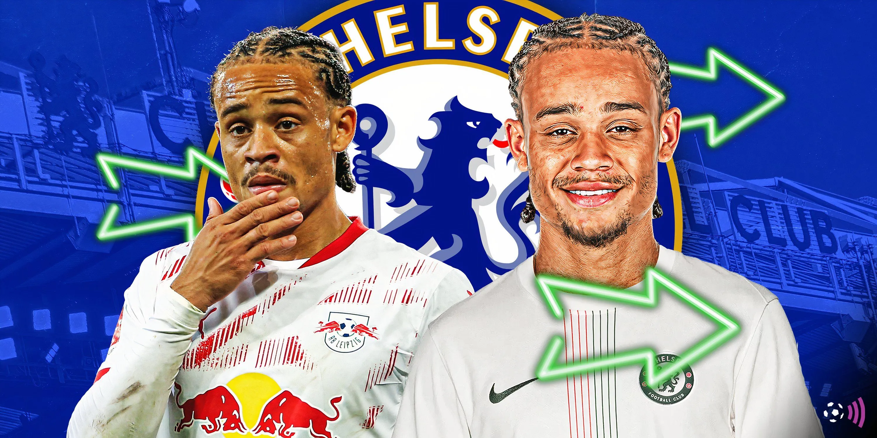Xavi Simons ăn mừng bàn thắng, cầu thủ sắp gia nhập Chelsea từ RB Leipzig.